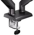 Endorfy držák monitorů Atlas GS Double / 2 monitory max. 10kg a 32" / pivot / VESA / plynová pružina Držák, VESA, stolní, pro dva monitory, úhloprícka až 32", nosnost 2× 10kg, náklon -35° až +25°, otácení ±90°, pivot ±180°, rotace