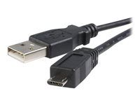 Kábel USB - USB (samec) do Micro USB typ B (samec) - USB 2.0 - 3 m - čierna - pre P/N: KITBXAVHDPEU, KITBXAVHDPUK
