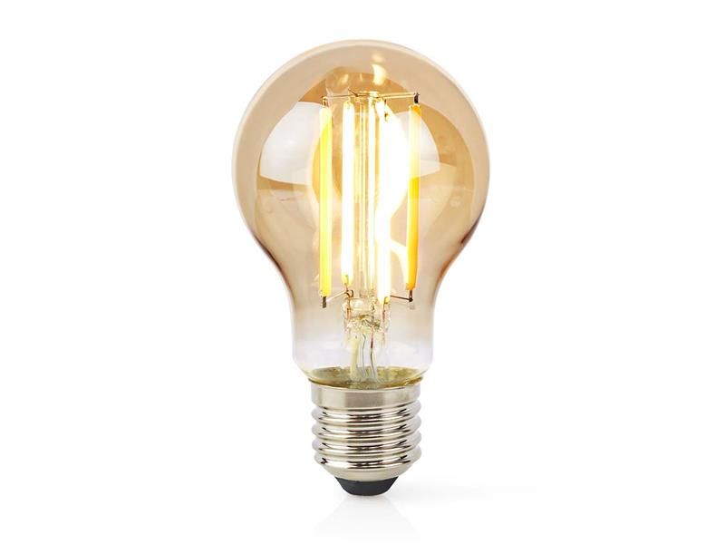 Smart LED žiarovka E27 7W teplá biela NEDIS WIFILRF10A60 WiFi Tuya