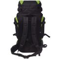 vidaXL Turistický batoh XXL 75 l, čierno zelený