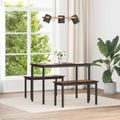 vidaXL lavička Dymová dub 80 x 35 x 45 cm Kompozitné drevo