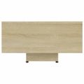 vidaXL Konferenčný stolík, dub sonoma 85x55x31 cm, kompozitné drevo