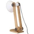 vidaXL Stolová lampa 25 W biela 23x13x52 cm E27
