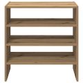 vidaXL Stojany na topánky 2 ks stohovateľné dub artisan 60x30x30,5 cm