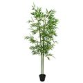 vidaXL Umelý bambusový strom 4 ks Zelená 60 x 18 x 190 cm