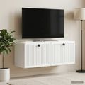 vidaXL Nástenná TV skrinka Biela 78,5 x 31 x 30 cm Kompozitné drevo