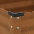 vidaXL Záhradný kvetináč 100x45x90 cm, odolná oceľ