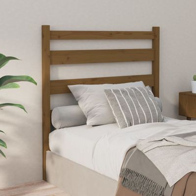 vidaXL Čelo postele medovohnedé 96x4x100 cm masívna borovica