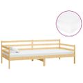 vidaXL Denná posteľ s matracom 90x200 cm, borovicový masív