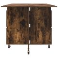 vidaXL Jedálenský stôl 140 x 80 x 77 cm Kompozitné drevo Dymový dub