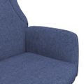 vidaXL Relaxačné kreslo modré látkové