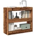 vidaXL Skriňa na knihy/Izbový prepážka Old Wood 80x30x72 cm