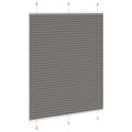 vidaXL plisovaná roleta antracit 105x100 cm Šírka látky 104,4 cm