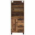 vidaXL Highboard 2 ks Staré drevo 69,5 x 34 x 180 cm