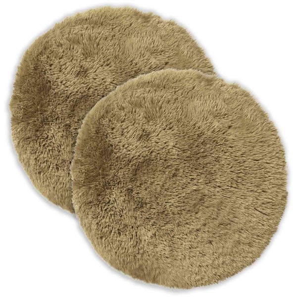 vidaXL Podložka s vankúšom HEERLEN 2 ks Svetlosivá PV fleece