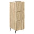 vidaXL Zásuvkový kabinet 33 x 34,5 x 92 cm Kompozitné drevo Dub sonoma
