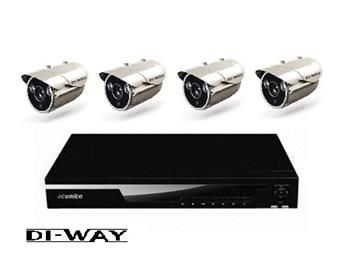 IP Kamerový systém 720P 4kamery + NVR IP Kamerový system 720P 4kamery + NVR