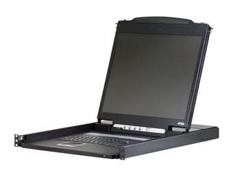 Aten konzola, 19'' LCD, rack 19'', klávesnica, touchpad