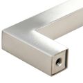 vidaXL Rukoväte na skrinku 5 ks strieborné 320 mm nehrdzavejúca oceľ