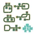 Pop to play puzzle Skladacia dráha pre autíčka