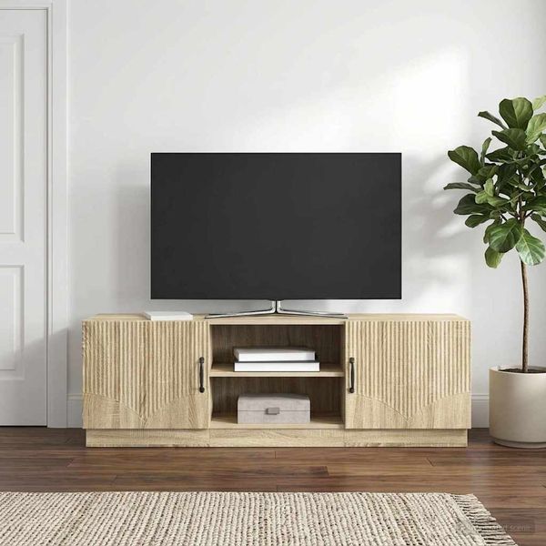 vidaXL TV skrinka Dub sonoma 150 x 31 x 47 cm Kompozitné drevo