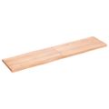 vidaXL Stolová doska svetlohnedá 160x40x(2-4)cm ošetrený masív hrany