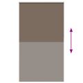 vidaXL Roleta zatemnenie Coffee 140x230 cm Šírka látky 136,6 cm