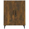 vidaXL Komoda dymový dub 70x34x90 cm spracované drevo
