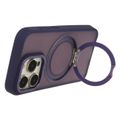 Bezpečné otočné Mag puzdro pre iPhone 13 6,1" fialové