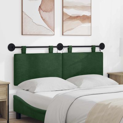 vidaXL Závesné čelo postele Jungle Green Kordúrová tkanina
