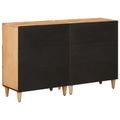 vidaXL Úložné skrine 2 ks 60 x 33,5 x 75 cm Masívne mango drevo Hnedá