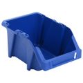 vidaXL Stohovateľné úložné boxy 250 ks, 103x165x76 mm, modré