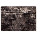 vidaXL Behúň MARSA Čierna 100 x 150 cm Polyester a PVC