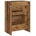 vidaXL Skriňa pod umývadlo do kúpeľne Staré drevo 56 x 37,5 x 81 cm