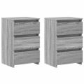 vidaXL Nočné stolíky 2ks sivý dub sonoma 40x35x62,5cm spracované drevo