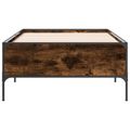 vidaXL Rám postele Dymová dub 80 x 200 cm Kompozitné drevo