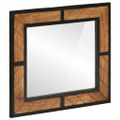 vidaXL Kúpeľňové zrkadlo 60x1x55 cm z masívneho akáciového dreva