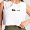 Dámske tielko Combat White - GymBeam, veľkosť L