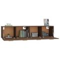 vidaXL Nástenné skrinky 2 ks hnedý dub 80x35x36,5 cm spracované drevo