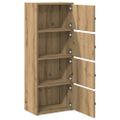 vidaXL Knižnica dub artisan 40x24x102 cm kompozitné drevo