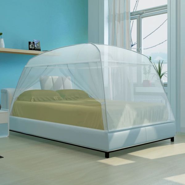 Sieťka proti hmyzu Mongolia s 2 otvormi, biela 200 x 150 x 145 cm