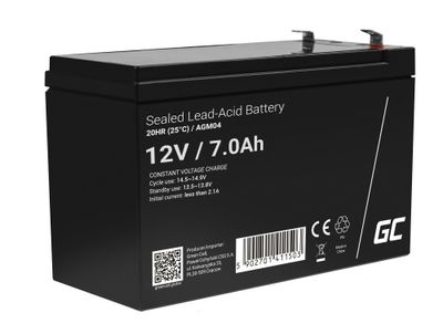 Green Cell AGM04 AGM batéria 12V 7Ah