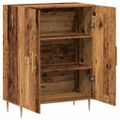 vidaXL Komoda staré drevo 69,5x34x90 cm kompozitné drevo