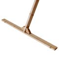 vidaXL Svadobný oblúk Svetlohnedá 202 x 95 x 254 cm Borovicový masív