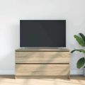 vidaXL TV skrinka Dub Sonoma 100x35x54 cm Konštrukcia dreva