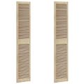 vidaXL Skříňové dvere s dverami 2 ks Prírodná 201 x 2,1 x 39,5 cm
