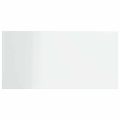 vidaXL Prídavné police 4ks, lesklé biele 40x20x1,5cm, kompozitné drevo
