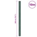 vidaXL Membrána proti burine zelená 2x10 m PP