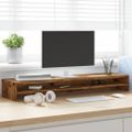 vidaXL Stojan na monitor staré drevo 100x24x13 cm drevotrieska