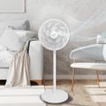 Standing Fan WT112 45W 12" digital display, remote, oscillation, white